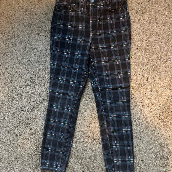 Women’s PAIGE Colorful Checkered Pants - Picture 5 of 5